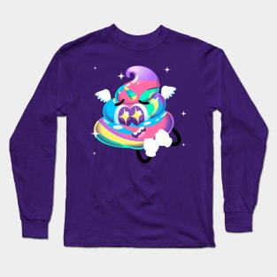 Poop emoji Angel Long Sleeve T-Shirt